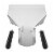 Commercial French Fry Scoop, Double Handle - Stainless Steel Scooper Perspective: back