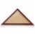 Memorial Veteran American Flag Display Case, Cherry Wood by Reminded Perspective: back