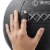 Wall Ball, 12 LB - Soft Weighted Medicine Ball, Non-Slip Grip Perspective: back