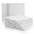 Stretched Canvas for Painting - Primed White Art Canvases 12 x 12  8pk Perspective: back