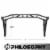 Multi-Grip Wall Mounted Chin-Up Bar - Multifunctional Pull-Up Station Perspective: back