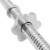 1 Weightlifting Barbell, 6 FT Threaded Straight Bar w/ Star Collars Perspective: back