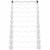 Rubber Fixed Barbell, 10 LB Pre-Loaded Weight EZ Curl Bar Perspective: back
