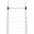Rubber Fixed Barbell, 40 LB Pre-Loaded Weight EZ Curl Bar Perspective: back