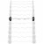 Rubber Fixed Barbell, 60 LB Pre-Loaded Weight EZ Curl Bar Perspective: back