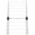 Rubber Fixed Barbell, 70 LB Pre-Loaded Weight EZ Curl Bar Perspective: back