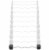 Rubber Fixed Barbell, 110 LB Pre-Loaded Weight EZ Curl Bar Perspective: back