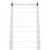 Rubber Fixed Barbell, 20 LB Pre-Loaded Weight Straight Bar Perspective: back