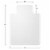 36 x 48 Office Desk Chair Mat with Lip for Hardwood Floors, Clear Perspective: back