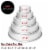 5-Piece Cake Pan Set 4 , 6 , 8 , 10 , 12 Round Aluminum Pans, 2 Deep Perspective: back