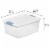 Sterilite Plastic 15 Quart Storage Box Container with Latching Lid, 24 Pack Perspective: back