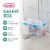 Sterilite 80-Qt Clear Plastic Stackable Storage Bin w/ Gasket Latch Lid, 8 Pack Perspective: back