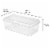Sterilite Plastic Stacking FlipTop Latching Storage Container, Clear, (12 Pack) Perspective: back