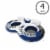 Intex River Run II Inflatable 2 Person Pool Tube Float with Cooler (4 Pack) Perspective: back