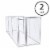 Lucky Dog 10 x 10 Foot Heavy Duty Outdoor Chain Link Dog Kennel w/ Door (2 Pack) Perspective: back