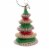 Ribbon Candy Tree - 1 Ornament 4.5 Inch, Glass - Ornament Glitterazzi Sweets ZKP2660RB Perspective: back