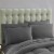 Sweet Home Collection | All Season Solid Bed-in-A-Bag includes Sheet, Twin XL, Gray Perspective: back