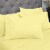 Sweet Home Collection | 4-Piece Solid Brushed Microfiber Sheets, Twin XL, Pale Yellow Perspective: back