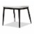 Baxton Studio Darcell Faux Leather Dining Chair in White (Set of 4) Perspective: back