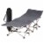 Single Person Wide Folding Camping Cot Outdoor Sleeping Bed w/ Carry Bag Perspective: back