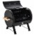 20  Outdoor Tabletop BBQ Charcoal Grill Metal Free-standing w/Wooden Handle Perspective: back