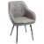 Tube Shaped Dining Chair Accent Seat with Ergonomic Backrest and Armrests Perspective: back