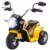 Kids 6V Electric Motorcycle Ride-On Toy Battery 18 - 36 Months Yellow Perspective: back