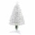 Artificial Christmas Tree 3' Indoor Realistic Holiday Decoration, 90 Tips, White Perspective: back