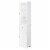 Organizer Restroom Tower Tall Pantry Tower with Multi-Tier Shelving, White Perspective: back