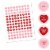 Big Dot of Happiness Conversation Hearts Valentine's Day Round Candy Sticker Favors - 108 Ct Perspective: back