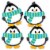 Big Dot of Happiness Holly Jolly Penguin - Decor Holiday & Christmas Party Essentials 20 Ct Perspective: back