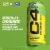 C4 Performance Jolly Green Apple Energy Drink Can Perspective: back