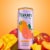 Bloom Peach Mango + Prebiotics Sparkling Energy Drink Can Perspective: back