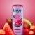 Bloom Strawberry Watermelon + Prebiotics Sparkling Energy Drink Can Perspective: back