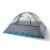 Outbound 8 Person 3 Season Camping Black-Out Dome Tent with Rainfly, Gray/White Perspective: back