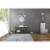 Phineas 3 lights bath sconce in black with clear crystals Perspective: back