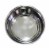 Stainless Steel Pet Bowl with Anti Skid Rubber Base and Dog Design, Large, Gray and Pink- Perspective: back