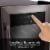 NutriChef Digital Electric 18 Bottle Thermoelectric Wine Chiller Cooler, Black Perspective: back