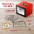 Nutrichef NCDH4S Premium Food Dehydrator Machine Perspective: back
