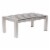 Zuo Cosmopolitan Outdoor Coffee Table in Gray Perspective: back