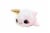 Glitter Galaxy 6-Inch Ice Cream Cone Horn Pink Narwhal Collectible Plush Perspective: back