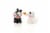 Nightmare Before Christmas Scary Teddy & Zero Ceramic Salt & Pepper Shakers Perspective: back