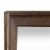Saddlebrook Dark Brown Mirror Perspective: back
