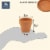 Juvale Small Terra Cotta Pots with Saucer- 16-Pack Clay Flower Pots with Saucers Perspective: back