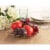 2 Pcs Wire Fruit Basket, Modern Metallic Gold Fruit Bowl with Geometric Design Perspective: back