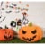 Jack-O-Lantern Pumpkin Plush Stuffed Doll, Halloween Toy Pillow Cushion Gift 9" Perspective: back