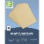 50-Pack Kraft Cardstock, Heavyweight Stationery Paper, 80lb, 8.5 x 11 Inches Perspective: back