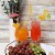 300ct Plastic Orange Disposable Party Drinking Straws, Extra Long 10" Perspective: back