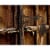 Juvale Wall Mounted Rustic Cast Iron Door Bell Chime, Brown Perspective: back