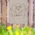 Blank Burlap Garden Flag, Rustic Outdoor Yard Sign (11 x 17 in, 4 pack) Perspective: back